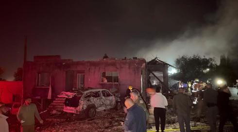 זירת הפגיעה בזרזיר