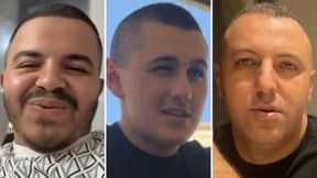 מימין: אדהם נסאר, בנו נדים נסאר ואחמד גאוי