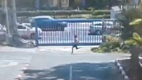 תיעוד בריחת נער בן 15 מתחנת משטרת זבולון