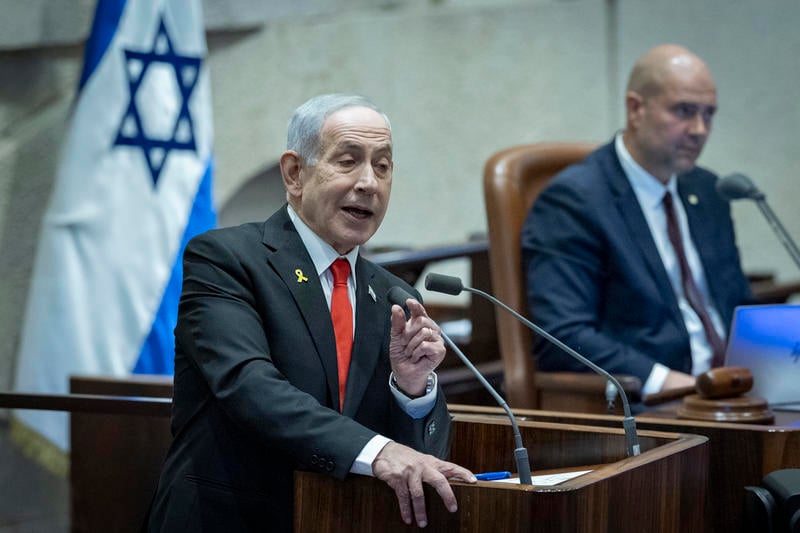 ראש הממשלה בנימין נתניהו במליאת הכנסת, ינואר 2026