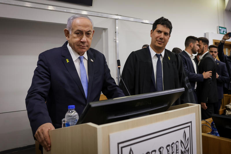 نتنياهو في المحكمة