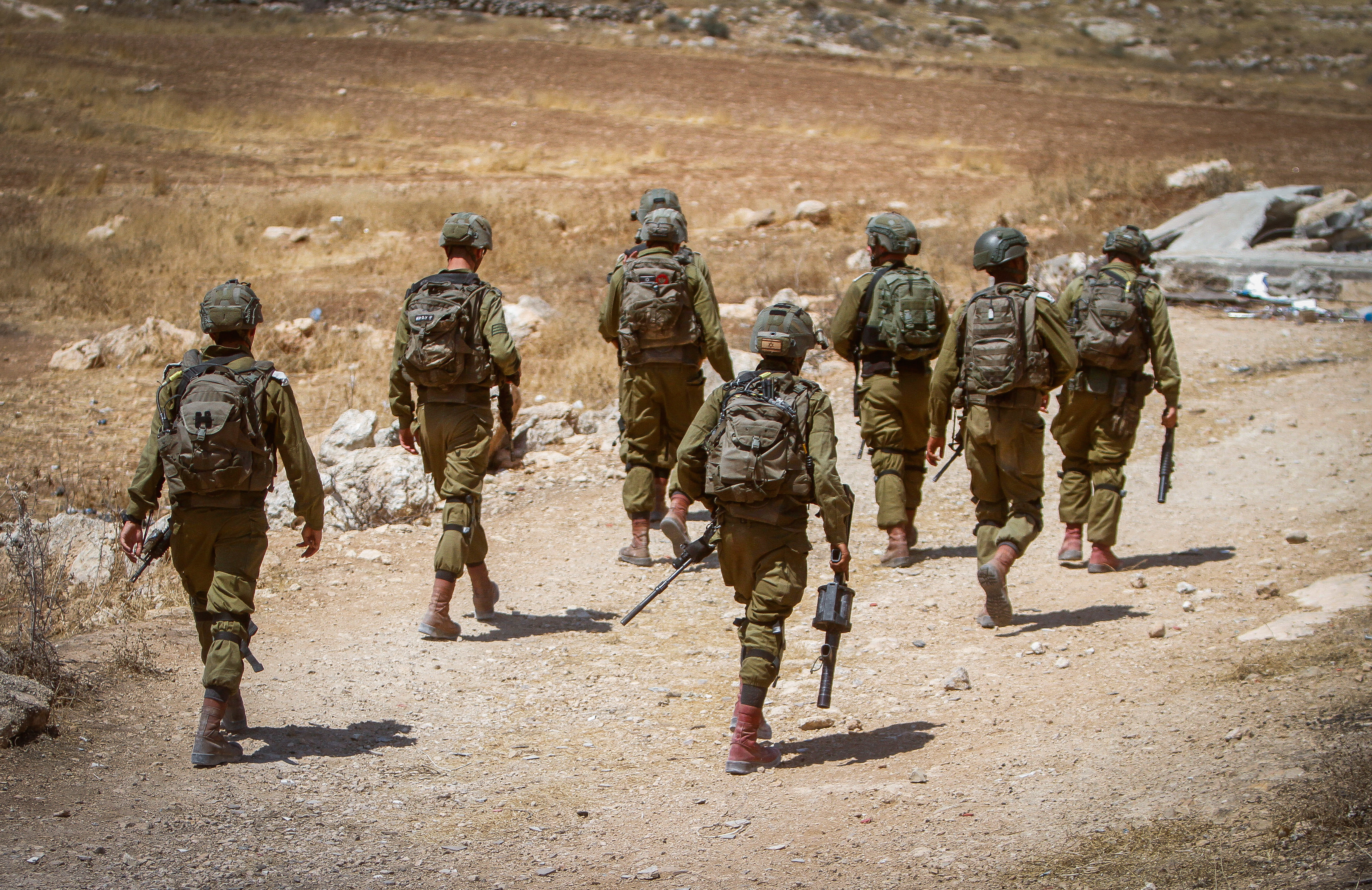 חיילים.נאסר אשתייה, פלאש 90 חיילים