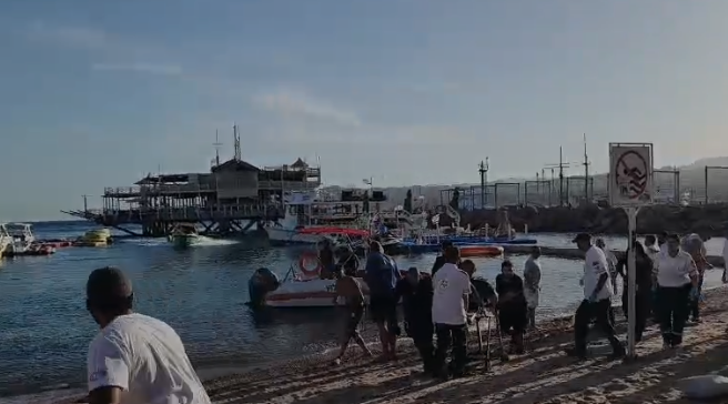 תאונה ימית בין שתי סירות באילת 