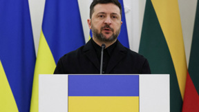 נשיא אוקראינה וולודימיר זלנסקי