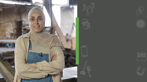 اما شغلة - نجارة