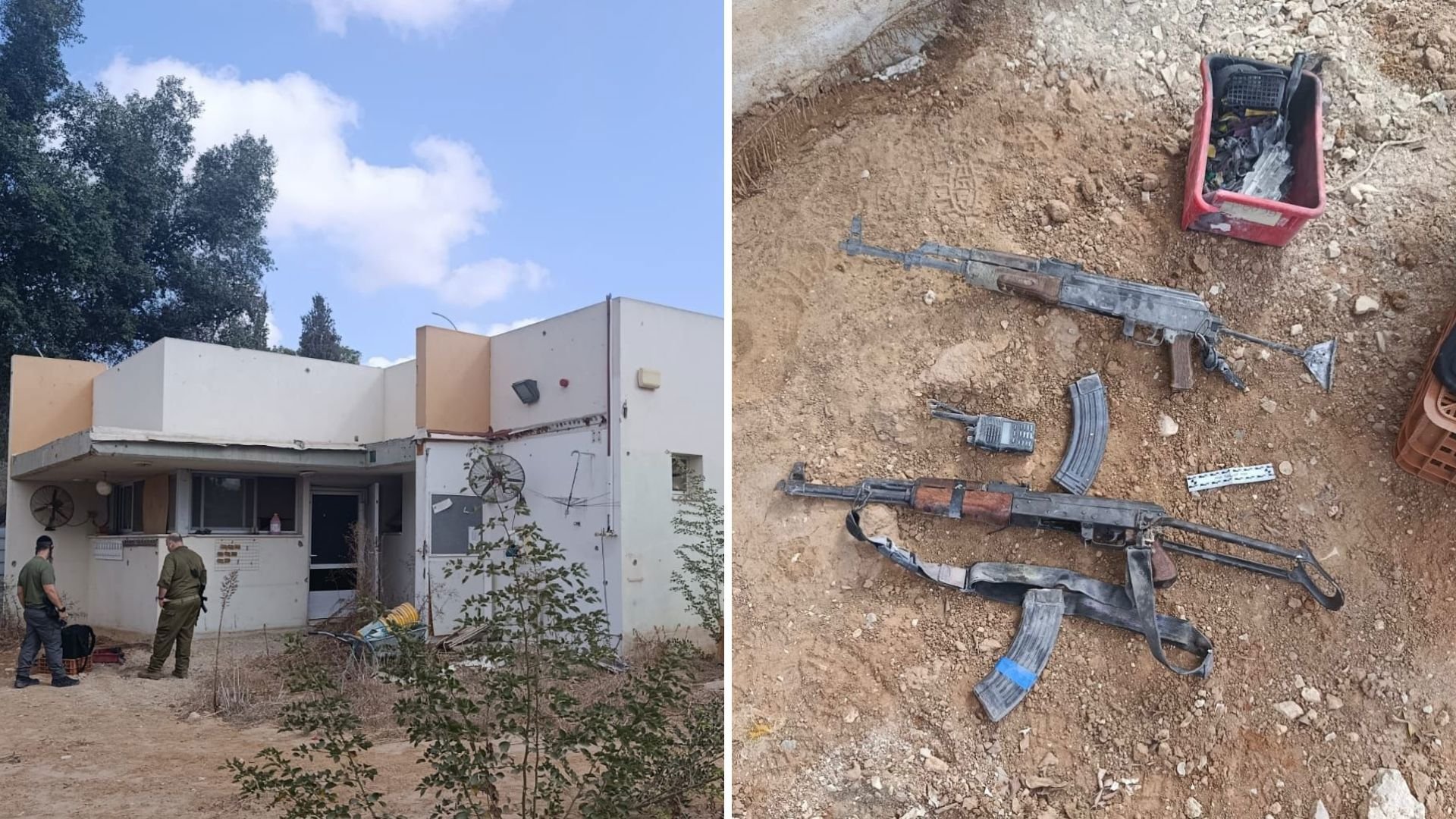 גן ילדים בבארי בו אותרו אמצעי לחימה של חמאס, נובמבר 2025