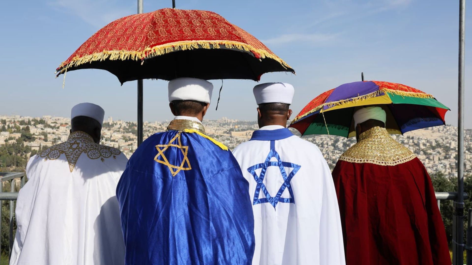 הטקס המרכזי לציון חג הסיגד בארמון הנציב בירושלים, היום