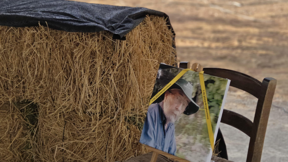 הלווייתו של אריה זלמנוביץ' בקיבוץ ניר עוז