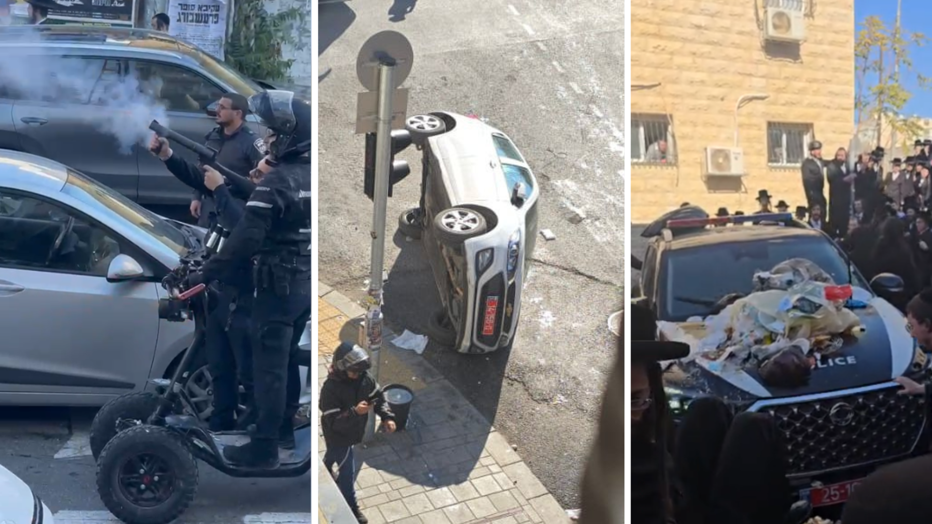 התפרעויות חרדים קיצוניים בירושלים 18.12.25