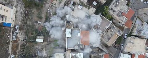 הריסת בית המחבל מנווה יעקב