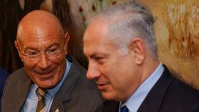 ארנון מילצ'ן עם בנימין נתניהו 2005