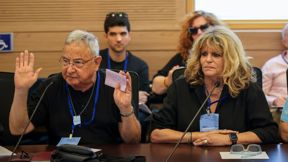 יונה אליאן-קשת וחנן יובל בוועדת הכלכלה של הכנסת, היום