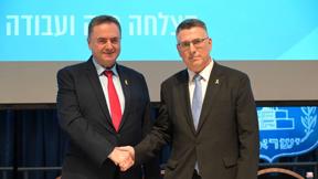השרים ישראל כ"ץ וגדעון סער
