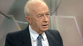 יצחק רבין בתוכנית מוקד. 1995