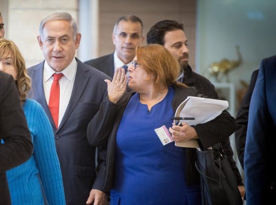 ראש הממשלה נתניהו וחני בליוויס
