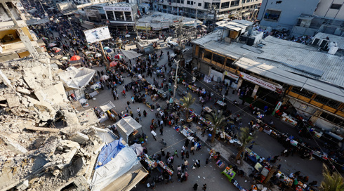 מחנה הפליטים נוסיראת שברצועה, אתמול
