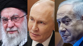 בנימין נתניהו, ולדימיר פוטין, עלי חמינאי