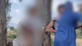 תיעוד התקיפה סמוך ללהבות הבשן