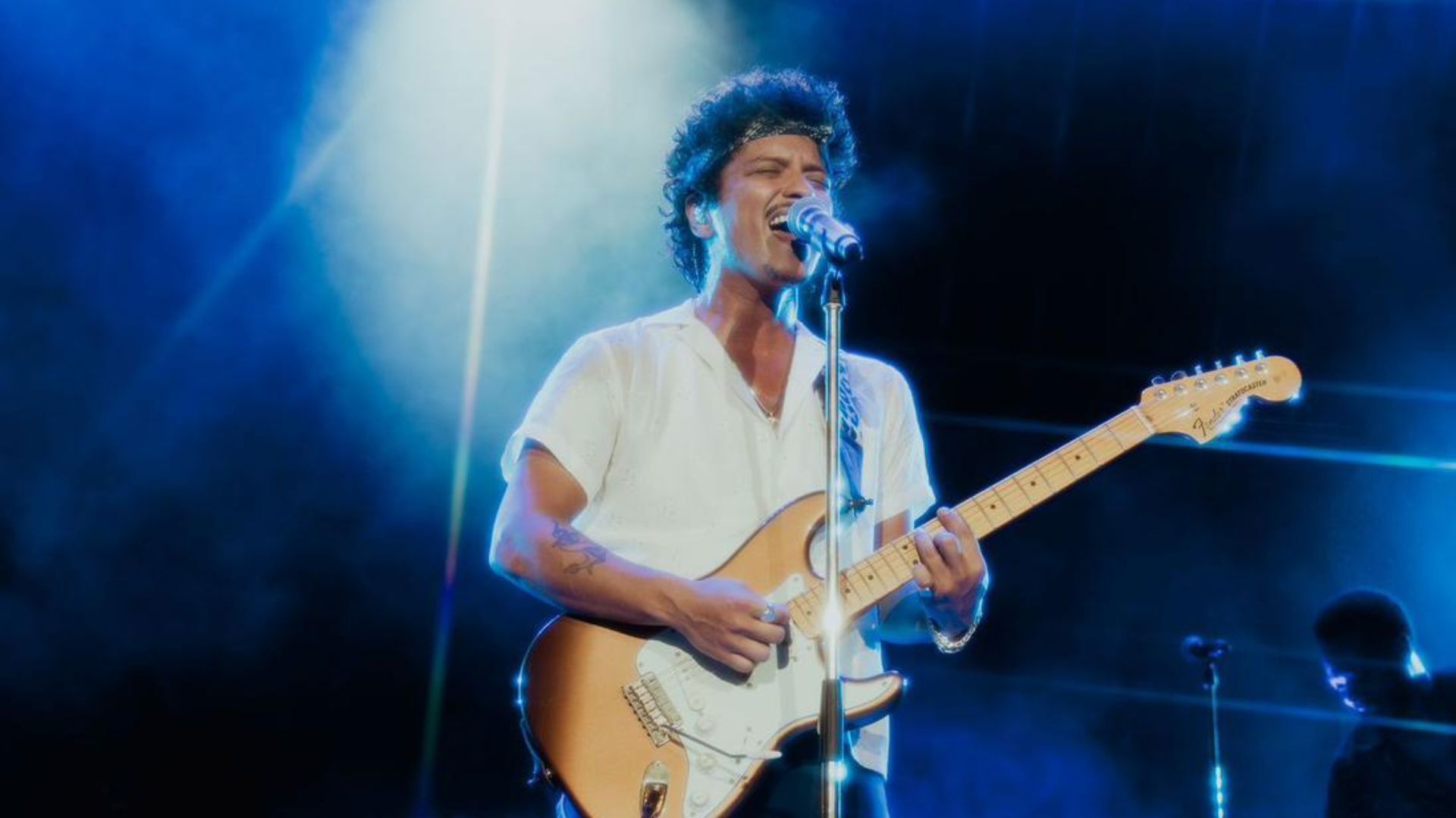 ברונו מארס בפארק הירקון בתל אביב, אמש