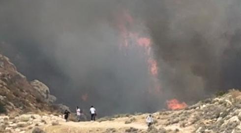 שריפה בנחל פרת שבבנימין, מטיילים רבים מ