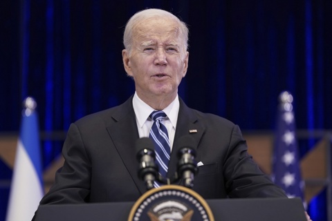 ג'ו ביידן נואם בישראל, בשנה שעברה