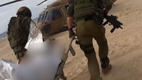 חילוץ פצוע מצפון רצועת עזה לישראל במסוק