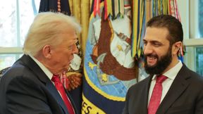 אחמד א-שרע ודונלד טראמפ בבית הלבן