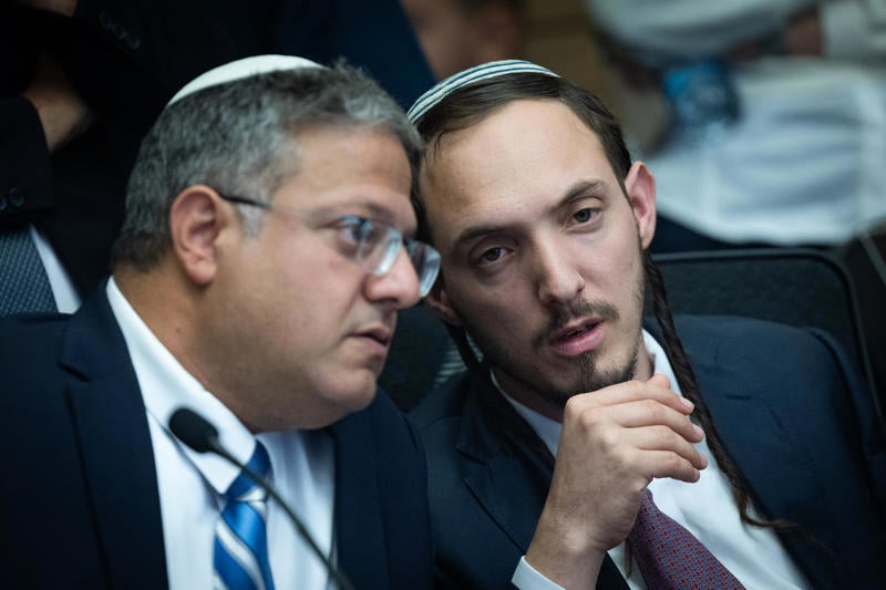 השר לביטחון לאומי איתמר בן גביר וראש המטה שלו חנמאל דורפמן, אוקטובר 2025