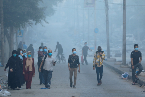 תושבי עזה מתפנים
