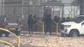 שוטרי המשמר הלאומי בפעילות משטרתית בתראבין