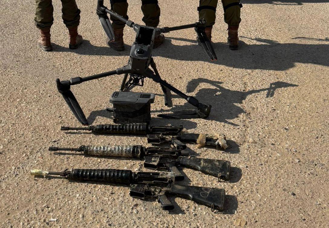 סיכול הברחת רובים באמצעות רחפן בגבול מצרים