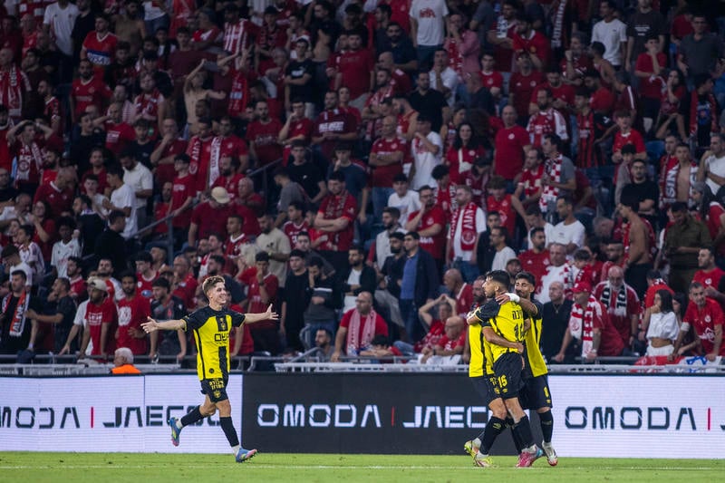 שחקני בית"ר ירושלים חוגגים בגמר גביע הטוטו מול הפועל תל אביב, אוקטובר 2025