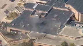 מכונית נסעה לתוך בית כנסת במישיגן