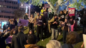 הפגנה בכיכר הבימה