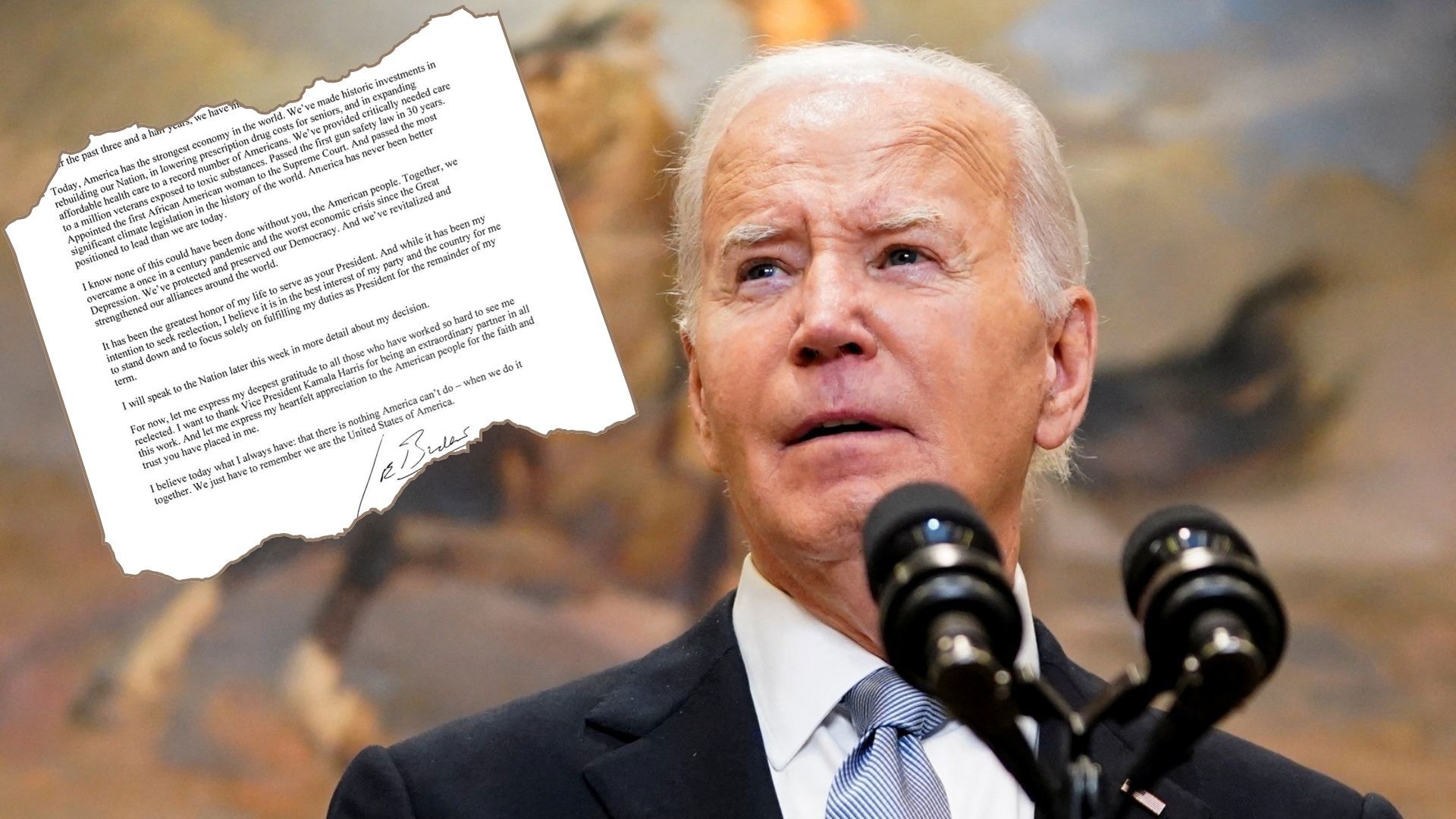 ביידן פרש מהמרוץ לנשיאות