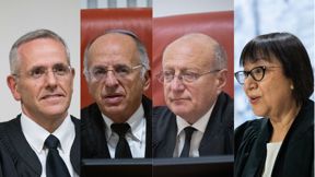 שופטי בית המשפט העליון: גילה כנפי-שטייניץ, אלכס שטיין, נעם סולברג ודוד מינץ