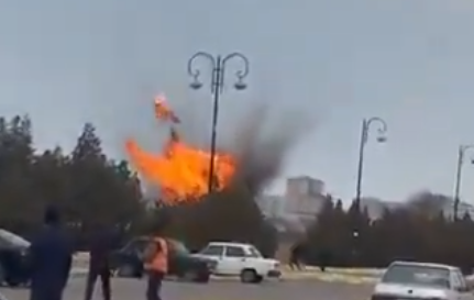 התרסקות כטב"ם איראני באזרבייג'אן