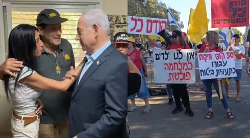 מחאות בניר עוז, פגישת נתניהו ועינב צנגאוקר
