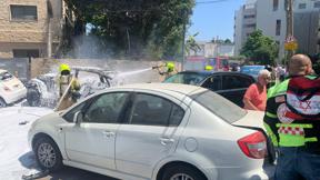 פיצוץ רכב ביפו