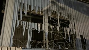 פגיעה כטב"ם חור האנגר בסיס חיל הים צה"ל אילת 1.4.24