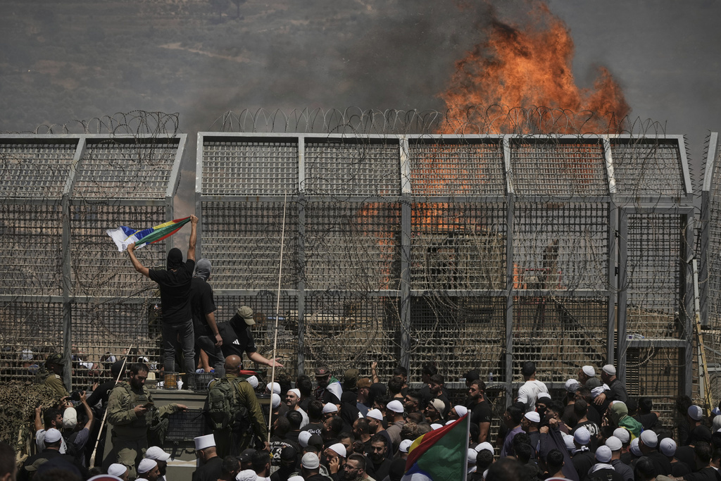 הפגנת בני העדה הדרוזית במג'דל שמס, 16 ביולי 2025