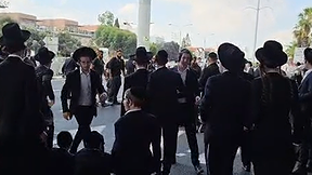 מפגינים חרדים על כביש 4, יוני 2026