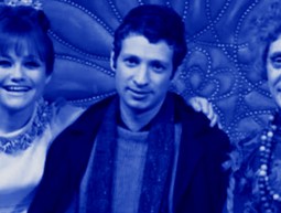 יוסי יזרעאלי עם כוכבי ההצגה עוץ לי גוץ לי 1965 שושיק שני ואברהם חלפי