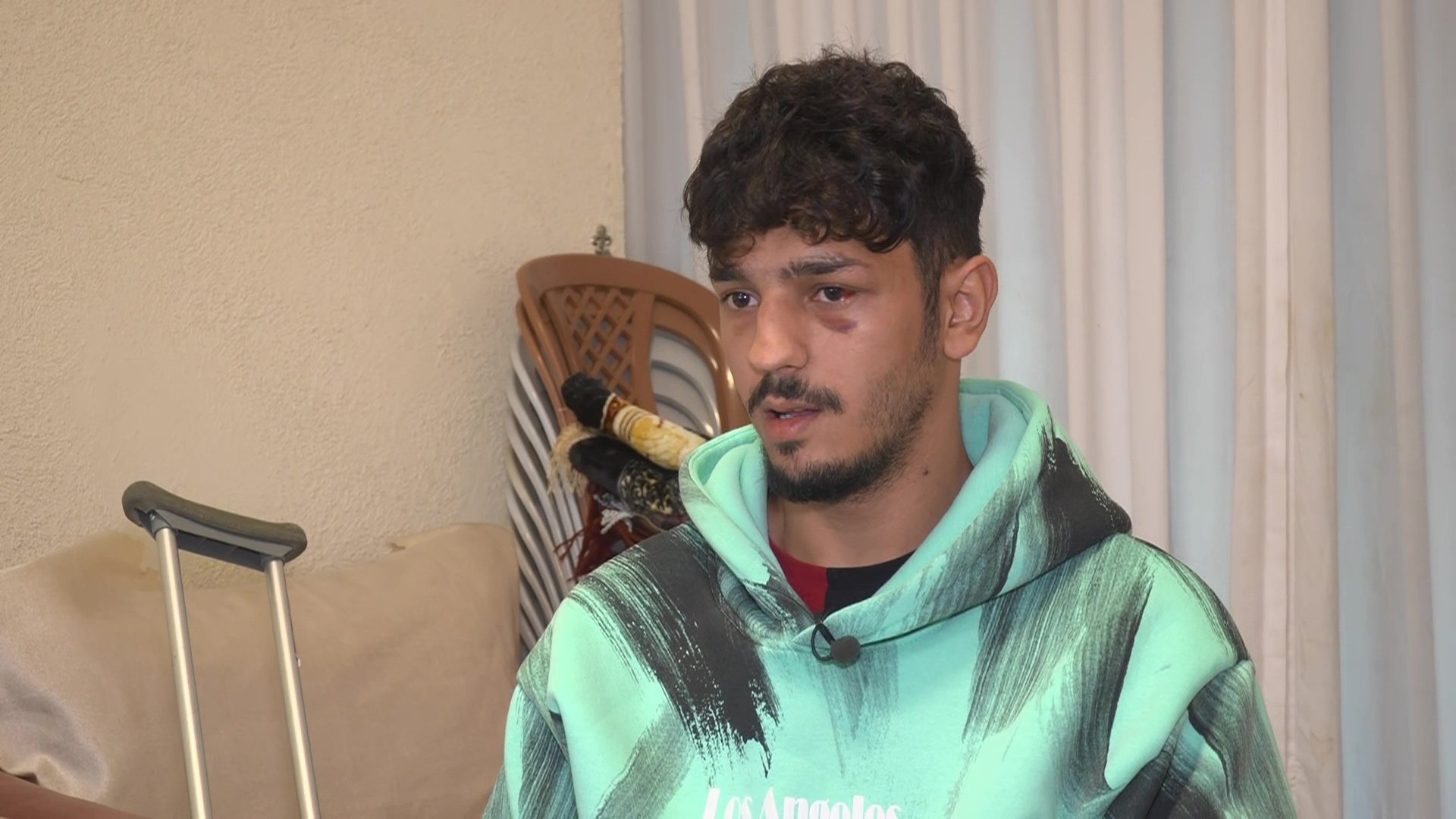 קייס חדאד המאבטח שהותקף בידי שוטרים בטדי