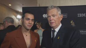 דיוויד פוסטר ויהונתן מרגי במסיבת הטרום גראמי בלוס אנג'לס, הלילה