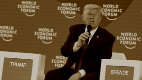 דונלד טראמפ בפורום הכלכלי העולמי בדאבוס