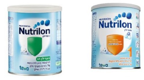 מוצרי הנוטרילון עליהם יצאה הודעת ריקול