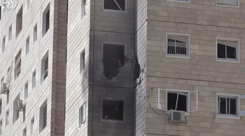 אשקלון פגיעת טיל اشكلون 