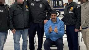 נשיא ונצואלה ניקולס מדורו לאחר לכידתו על-ידי הכוחות האמריקנים