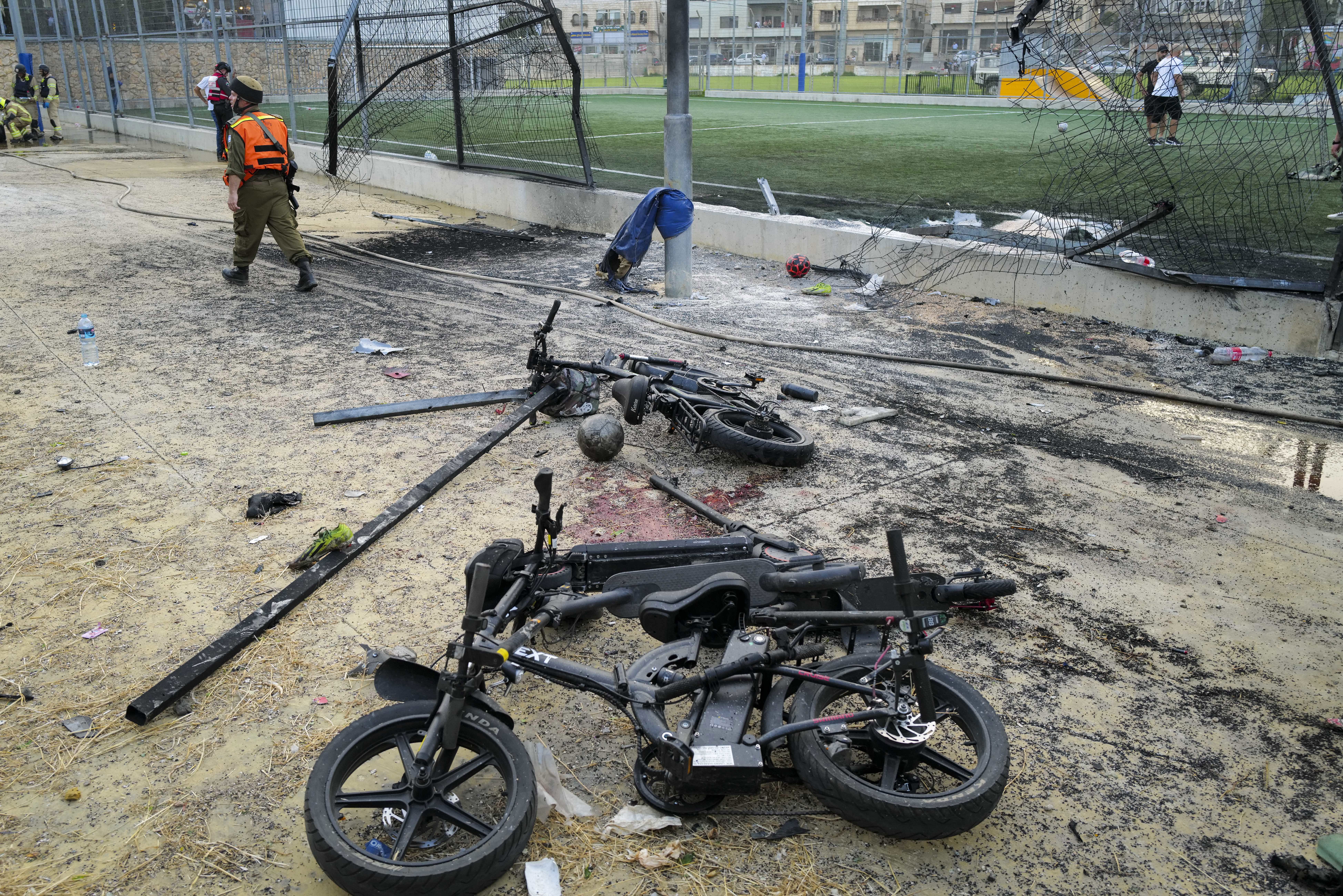 זירת הטבח במג'דל שמס